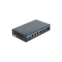 DELOCK Gigabit Ethernet Switch 4 Port PoE+ (87765)
