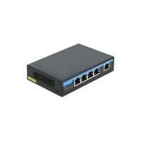 DELOCK Gigabit Ethernet Switch 4 Port PoE+ (87764)