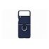 SAMSUNG Silicone Cover mit Ring, Galaxy Z Flip3, Blau (EF-PF711TNEGWW)