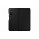 SAMSUNG Leather Flip Cover, Galaxy Z Fold3, Black (EF-FF926LBEGWW)