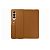 SAMSUNG Leather Flip Cover, Galaxy Z Fold3, Braun (EF-FF926LAEGWW)
