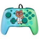 PDP Faceoff Deluxe+ Audio Wired Controller, Animal Crossing, Nintendo Switch (500-134-EU-C5AC-1)