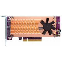 QNAP Erweiterungskarte Dual NVMe SSD M.2 22110/2280 (QM2-2P-384)