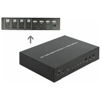 DELOCK KVM KVM 4 in 1 Multiview Switch 4 x HDMI with USB 2.0 (11488)
