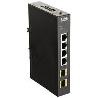D-LINK Industrial Gigabit Unmanaged Switch with 2 SFP Slots (DIS-100G-6S)