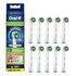 ORAL-B Cross Action CleanMaximiser Ersatzbürstenkopf - Neue Version, Weiss (10er Pack)