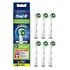 ORAL-B Cross Action Clean Maximiser Ersatzbürstenkopf, Weiss (6er Pack)