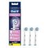 ORAL-B Sensitive Clean Clean&Care Ersatzbürstenkopf, Weiss (3er Pack)