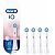 ORAL-B iO Sanfte Reinigung Ersatzbürstenkopf, Weiss (4er Pack)