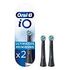 ORAL-B iO Ultimate Reinigung Ersatzbürstenkopf, Schwarz (2er Pack)