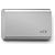 LACIE Portable SSD V2 + Rescue, USB-C, 500GB, Silver (STKS500400)