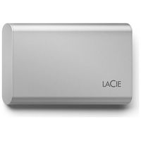 LACIE Portable SSD V2 + Rescue, USB-C, 2.0TB, Silver (STKS2000400)