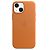 APPLE iPhone 13 Leder Case mit MagSafe, Goldbraun [Late 2021] (MM103ZM/A)