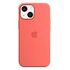 APPLE iPhone 13 mini Silikon Case mit MagSafe, Pink Pomelo [Late 2021] (MM1V3ZM/A)