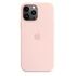 APPLE iPhone 13 Pro Max Silicone Case with MagSafe, Chalk Pink [Late 2021] (MM2R3ZM/A)