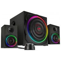 SPEEDLINK Gravity Carbon RGB 2.1 Subwoofer System, Black (SL-830100-BK)