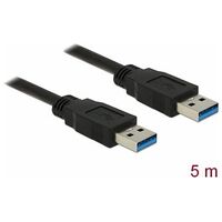 DELOCK Cable USB 3.0 Type-A male > USB 3.0 Type-A male 5.0 m black (85064)