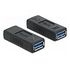 DELOCK USB 3.0 Adapter Typ-A Buchse zu Typ-A Buchse (gekreuzt) (66641)