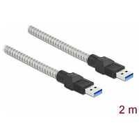 DELOCK USB 3.2 Gen 1 cable type A plug to type B plug with metal jacket 2m (86776)