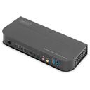 DIGITUS KVM-Switch, 2-Port, 4K60Hz, 2 x DP in; 1 x DP/HDMI out (DS-12850)