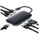 AUKEY CB-C71 8-in-1 Typ C 100W PD Hub mit Ethernet-Port, 4K HDMI, 3 USB 3.0 Ports, SD/TF Kartenleser
