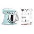 KITCHENAID Artisan KSM200 Swiss Edition Jubi-Set, Eisblau (1005.10.21)