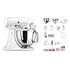 KITCHENAID Artisan KSM200 Swiss Edition Jubi-Set, Weiss (1005.01.21)