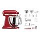 KITCHENAID Artisan KSM200 Swiss Edition Jubi-Set, Red (1005.02.21)