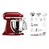 KITCHENAID Artisan KSM200 Swiss Edition Jubi-Set, Candy Apple (1005.33.21)