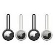 UAG [U] Dot Holder Series Case mit Schlaufe, AirTag, 4er-Pack, Schwarz/Weiss (16322VM14035)