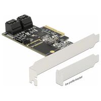 DELOCK 5 Port SATA PCI Express x4 Karte (90395)