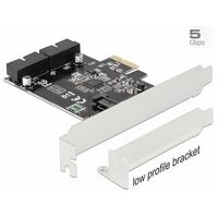 DELOCK PCI Express Karte zu 2 x intern USB 3.0 Pfostenstecker (90387)