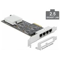 DELOCK PCI Express x4 card to 4x 2.5 gigabit LAN RTL8125 (89192)