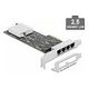 DELOCK PCI Express x4 card to 4x 2.5 gigabit LAN RTL8125 (89192)