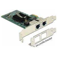 DELOCK PCI Express x1 card 2x RJ45 gigabit LAN i82576 (89944)
