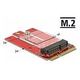 DELOCK Adapter Mini PCIe > M.2 Key E Slot (63909)