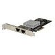 STARTECH.COM 2 Port PCIe 10GBase-T NBASE-T Ethernet Netzwerkkarte - mit Intel X550 Chip (ST10GPEXNDPI)