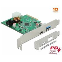 DELOCK PCI Express x4 Karte zu externen USB Type-C & USB Type-A Port (89001)