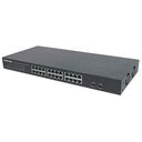 INTELLINET 24-Port gigabit ethernet switch with 2 SFP Ports (561044)