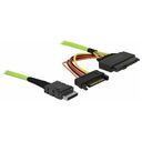 DELOCK Kabel OCuLink PCIe SFF-8611 zu U.2 SFF-8639 0.5m (85802)