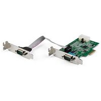 STARTECH.COM 2 Port Serielle Schnittstellenkarte PCIe mit 16950 UART (PEX2S953LP)