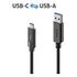 PURELINK premium USB 3.2 (Gen 2) USB-C / USB-A cable - 1m black (IS2611-010)