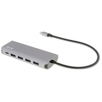 LMP USB-C Hub – 7 Ports (4x USB-A, 3x USB-C) Mit 36 W Netzteil