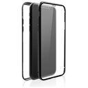 HAMA Cover "360° Glass", iPhone X / XS, Transparent / Black (00184767)