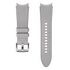 SAMSUNG Galaxy Watch Hybrid Leather Band, 20mm (S/M), Silver (ET-SHR88SSEGEU)