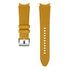 SAMSUNG Galaxy Watch Hybrid Leather Band, 20mm (M/L), Mustard (ET-SHR89LYEGEU)