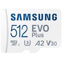 SAMSUNG Evo Plus (2021) microSDXC Card, UHS-I U3, 512GB (MB-MC512KA/EU)