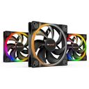 BE QUIET! Light Wings PWM, Black, 140mm, Pack of 3 (BL078)