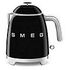 SMEG 50's Style Wasserkocher, Schwarz (KLF05BLEU)