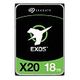 SEAGATE Exos X20, 512e SAS, 18TB (ST18000NM000D)
